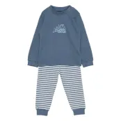 Pyjama Set Pyjamas Set Blå Fixoni