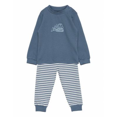 Pyjama Set Pyjamas Set Blå Fixoni