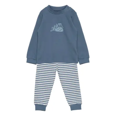 Pyjama Set Pyjamas Set Blå Fixoni