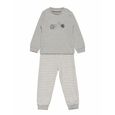 Pyjama Set Pyjamas Set Grå Fixoni