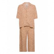 Pyjama Set Sunflower Spots Pyjamas Beige Lindex