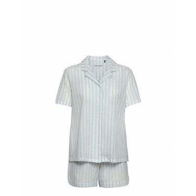 Pyjama Short Pyjamas Blå Schiesser