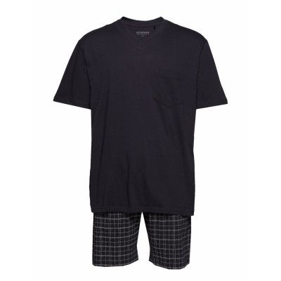 Pyjama Short *Villkorat Erbjudande Pyjamas Svart Schiesser