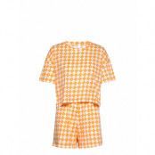 Pyjama Shortsset Harlequin Pyjamas Orange Lindex