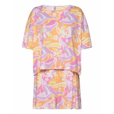 Pyjama Shortsset Swirl Print Pyjamas Multi/mönstrad Lindex