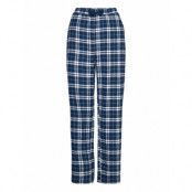 Pyjama Trousers Y D Check Pyjamasbyxor Mjukisbyxor Blå Lindex