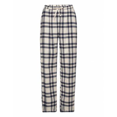 Pyjama Trousers Y D Check Pyjamasbyxor Mjukisbyxor Navy Lindex