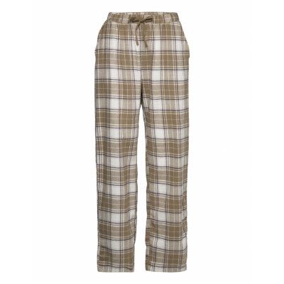 Pyjama Trousers Y D Check Pyjamasbyxor Mjukisbyxor Multi/mönstrad Lindex