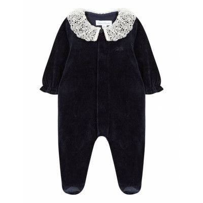 Pyjama11 Långärmad Bodysuit Blå *Villkorat Erbjudande Tartine Et Chocolat