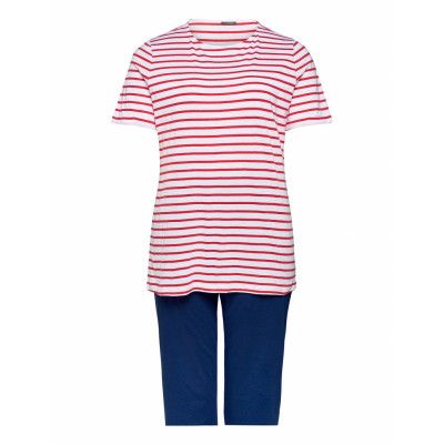 Pyjamas 3/4 Pyjamas Röd Schiesser