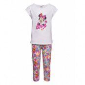 Pyjamas 3/4 Pyjamas Set Rosa Minnie Mouse