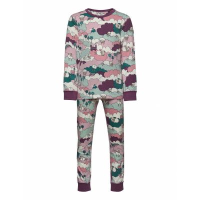 Pyjamas Aop Preschool Pyjamas Set Lila Polarn O. Pyret