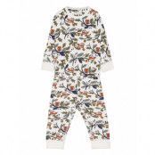 Pyjamas Aop Preschool Pyjamas Set Multi/mönstrad Polarn O. Pyret