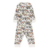 Pyjamas Aop Preschool Pyjamas Set Multi/mönstrad Polarn O. Pyret