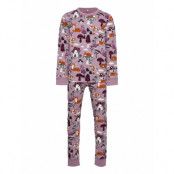 Pyjamas Aop Preschool Pyjamas Set Rosa Polarn O. Pyret