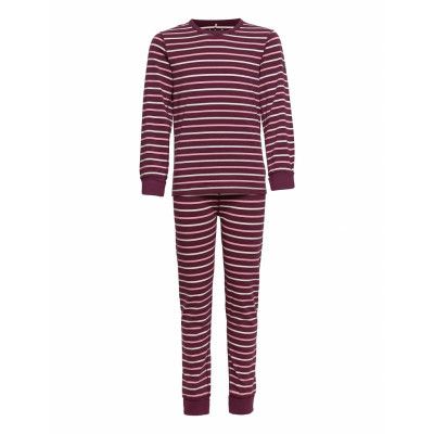 Pyjamas Aop School Pyjamas Set Röd Polarn O. Pyret