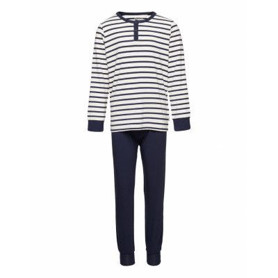 Pyjamas, Boys - Bamboo Pyjamas Set Blå Minymo