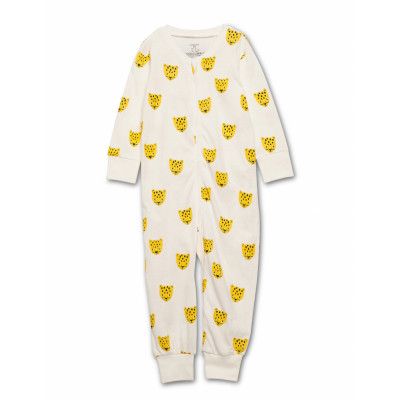 Pyjamas Leo Faces Pyjamas Sie Jumpsuit Vit Lindex