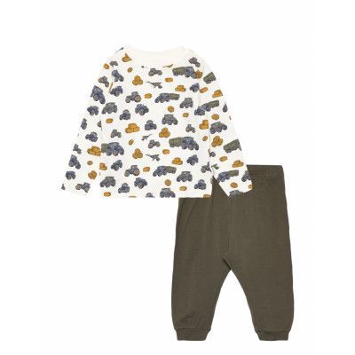 Minymo Pyjamas Ls Aop Multi/patterned