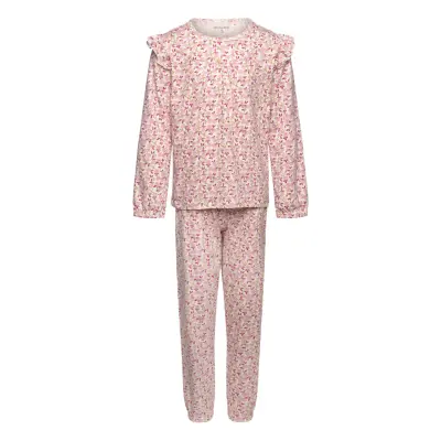 Minymo Pyjamas Ls Set Aop Rosa
