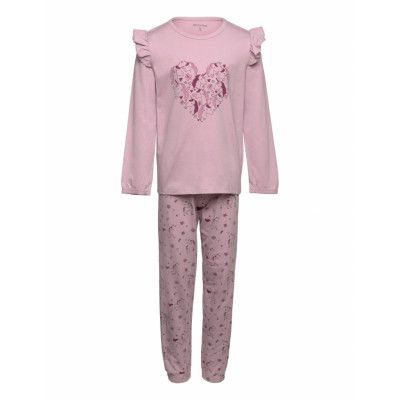 Minymo Pyjamas Ls Set Aop Lila