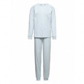 Pyjamas L/S T Pyjamas Set Blå Müsli By Green Cotton