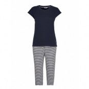 Jersey Pyjamas In 100% Organic Cotton Pyjamas Blå Esprit Bodywear Women