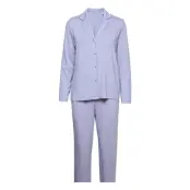 Spot Print Pyjama Set, Lenzing™ Ecovero™ *Villkorat Erbjudande Pyjamas Lila Esprit Bodywear Women