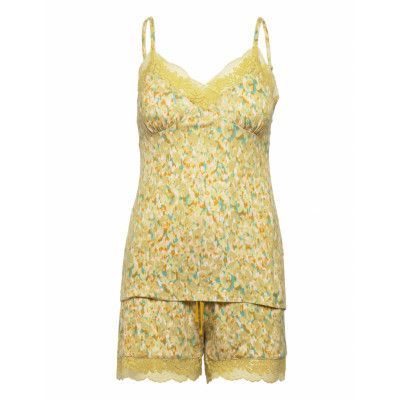 Women Pyjamas Short Slv / Cropped *Villkorat Erbjudande Pyjamas Multi/mönstrad Esprit Bodywear Women