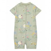 Pyjamas Romper Meadow Bodysuits Short-sleeved Grön Lindex