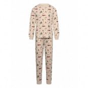 Minymo Pyjamas Set Aop Beige