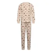 Minymo Pyjamas Set Aop Beige