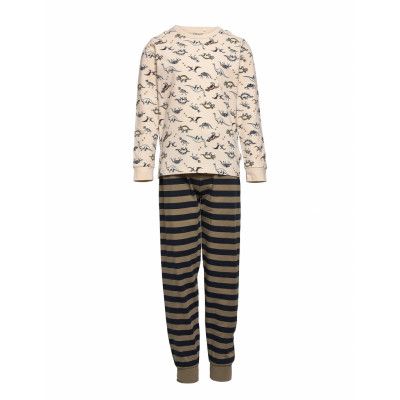 Pyjamas Set Ls - Aop Pyjamas Set Multi/mönstrad CeLaVi