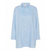 Pyjamas Skjorte Top Blue Finenord