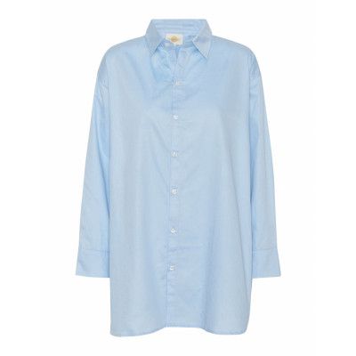 Finenord Pyjamas Skjorte Blå
