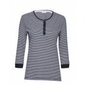 Jersey Pyjamas In 100% Cotton Top Blå Esprit Bodywear Women