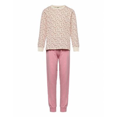Pyjamas W. Aop Pyjamas Set Rosa CeLaVi