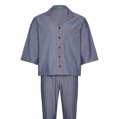 United Colors Of Benetton Pyjama(Shirt+Trouser Blå
