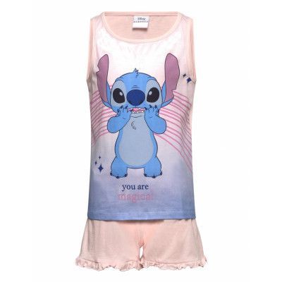 Lilo & Stitch Pyjashort In Box Rosa