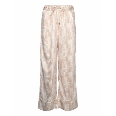 Quarts Long Pant Pyjamasbyxor Mjukisbyxor Beige CHANTELLE