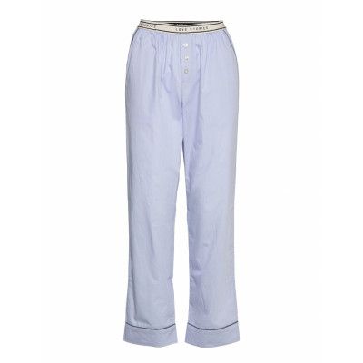 Reese Pyjamasbyxor Mjukisbyxor Blå Love Stories