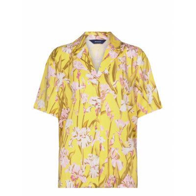 GANT Rel Iris Print Ss Pyjama Shirt Gul
