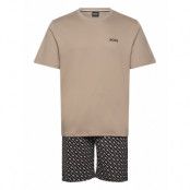 BOSS Relax Short Set Beige