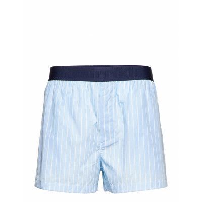 Resteröds Pyjamas Shorts Org. Mjukisbyxor Blå Resteröds