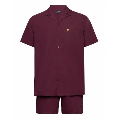 Riley *Villkorat Erbjudande Pyjamas Vinröd Lyle & Scott