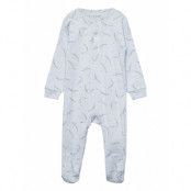 Romper Ls Rib *Villkorat Erbjudande Bodysuits Long-sleeved Bodysuits Pyjamas Sie Blå Fixoni