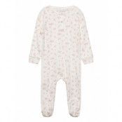 Romper Ls Rib *Villkorat Erbjudande Bodysuits Long-sleeved Bodysuits Pyjamas Sie Rosa Fixoni