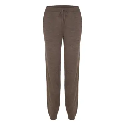 Rosemunde Rhvalencia Merino Wool Mw Trousers Brun