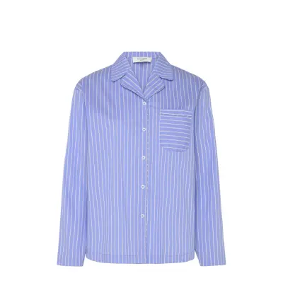 Rosemunde Rwdua Ls Pyjama Shirt Blå