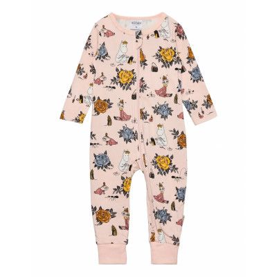 Roses Pyjamas Långärmad Bodysuit Multi/mönstrad Martinex